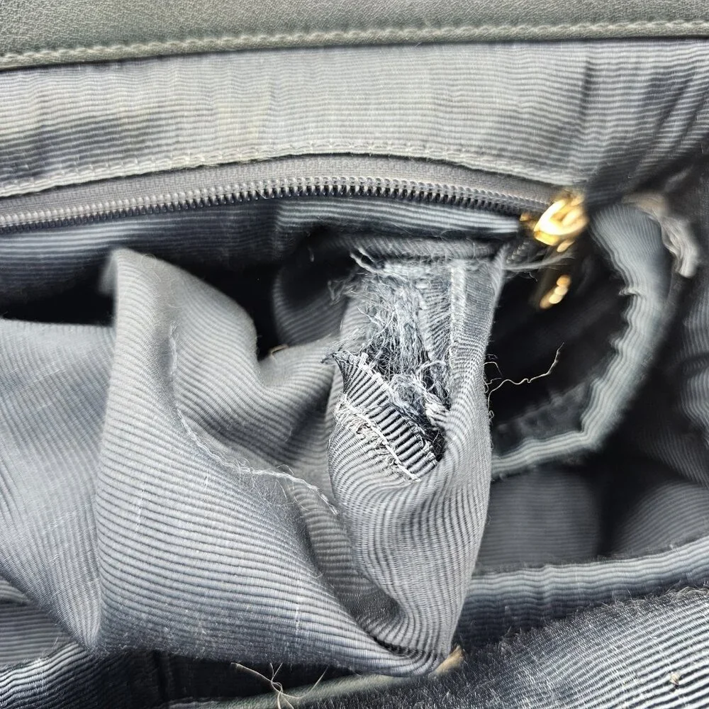 House of Flynn Purse Camera Bag Travel Shoulder Bag Hand Bag Green Velvet LARGE - Picture 14 of 16